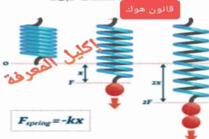 من قانون هوك وحدة ثابت النابض 