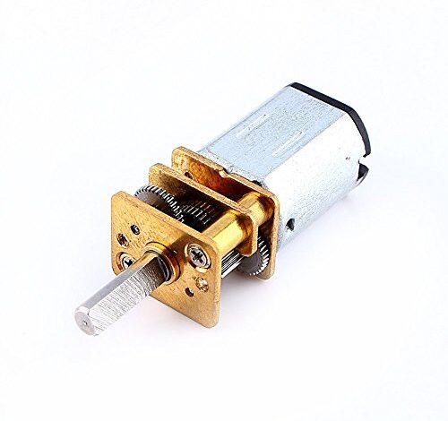 Yosoo Mini DC 6/ 12V Speed Reduction Motor 50/200/ 300RPM with Metal Gearbox Replacement N20 for RC Car, Robot Model, DIY Engine Toys (6V, 6V 200RPM)