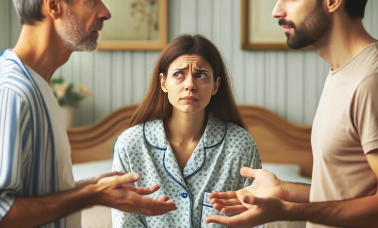 والد زوجي يعيش معنا ويتحرش فيني