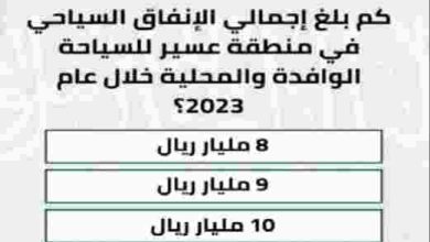 كم بلغ إجمالي الإنفاق السياحي في منطقة عسير للسياحة الوافدة والمحلية خلال عام 2023 ؟ يزيد الراجحي