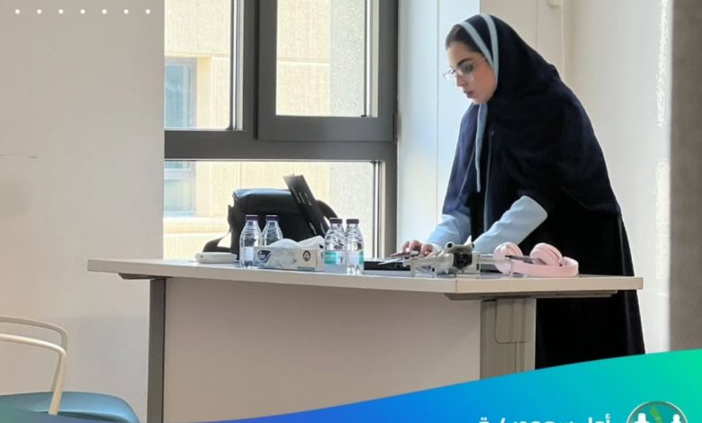 رؤية الطيف 👓 مشروع تقني مبتكر يعيد تعريف طرق الكشف عن مشاكل النظر 🔍 في إنجاز تقني جديد تمكنت الطالبة ريماس العنزي