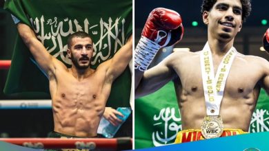 🥊 عندما تتحدث قبضات الوطن يسمع العالم صوت إنجازاتنا في ليلة استثنائية للرياضة السعودية حقق أبطالنا زياد المعيوف ومحم